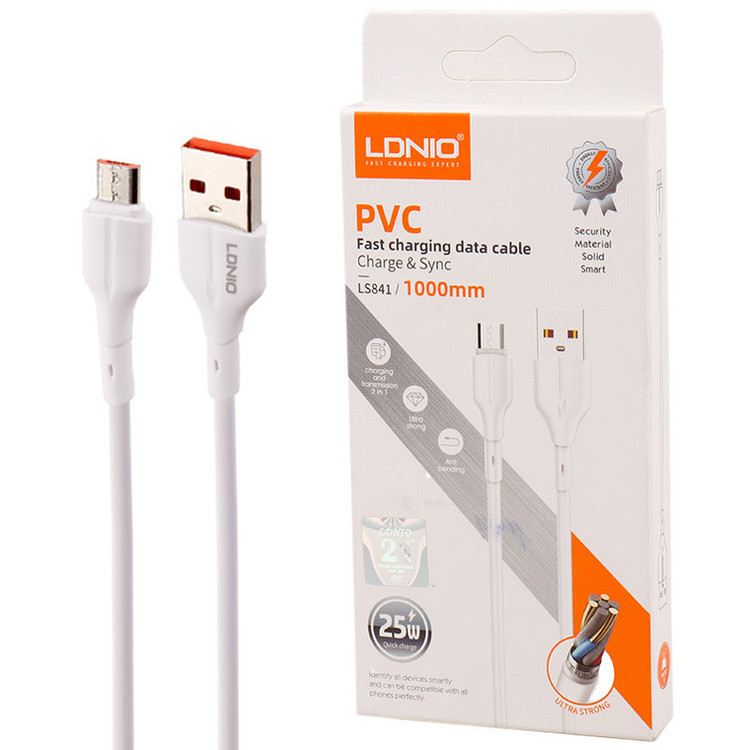 کابل الدینو میکرو یو اس بی ال اس841 25واتLDINO cable Micro usb LS841