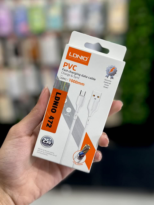 کابل الدینو میکرو یو اس بی ال اس841 25واتLDINO cable Micro usb LS841