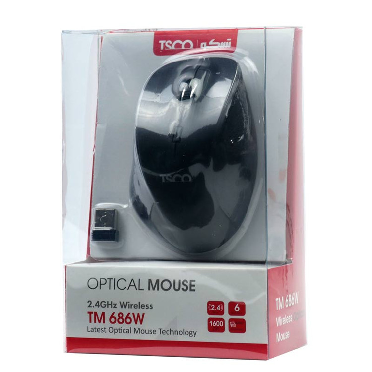 موس بی سیم تسکو ارگونومیکTM 686W