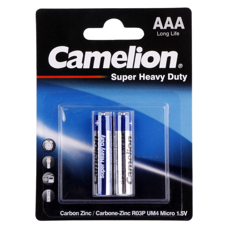 باتری دوتایی نیم قلمی کملیون کیفیت عالیSuper Heavy Duty