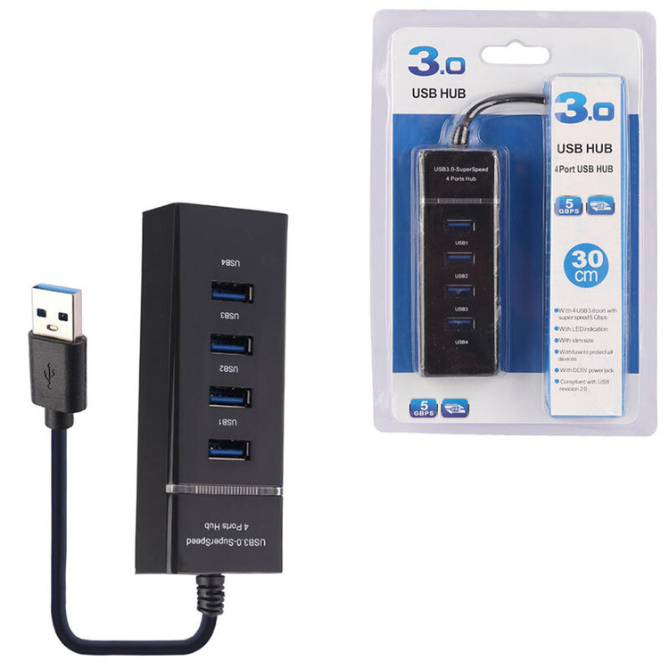 هاب 4 پورت بسیار کاربردیHUB 303 USB3.0