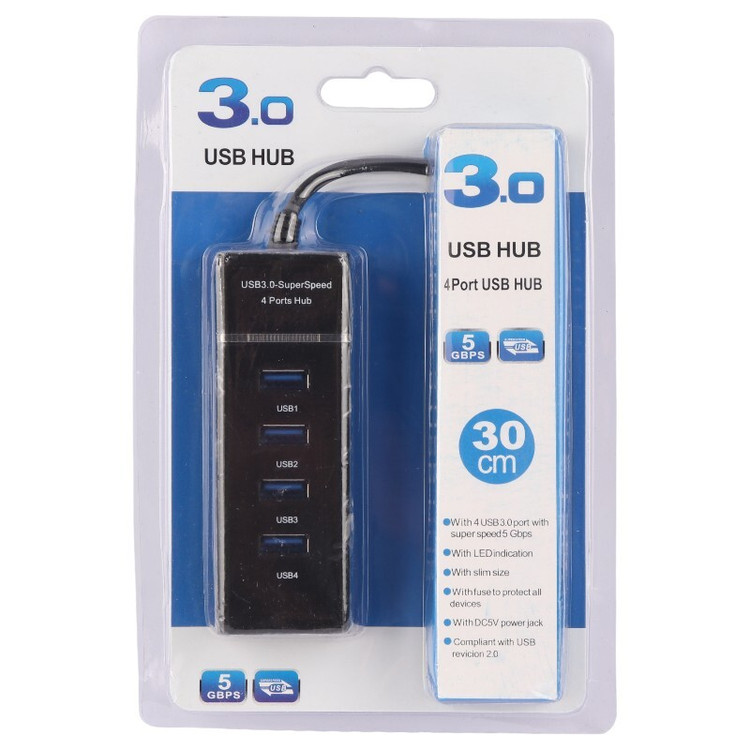 هاب 4 پورت بسیار کاربردیHUB 303 USB3.0