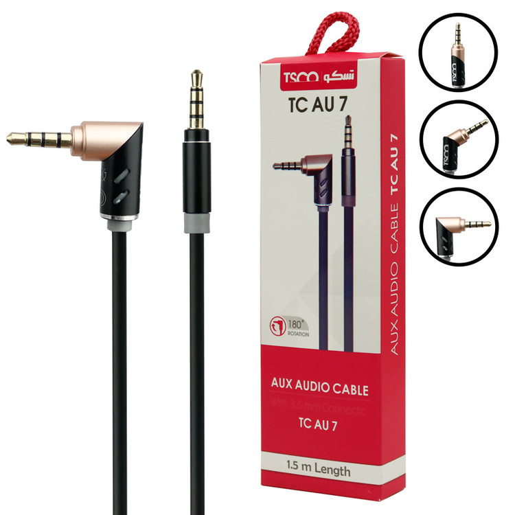 کابل AUX تسکو TC-AU7 طول 1.5 متر کیفیت عالی