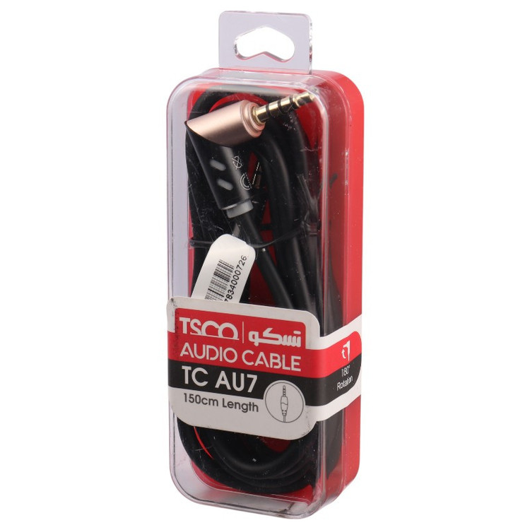 کابل AUX تسکو TC-AU7 طول 1.5 متر کیفیت عالی