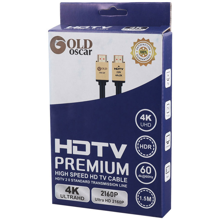 کابل HDMI 4K گلد اسکار طول 1.5 متر کیفیت عالی