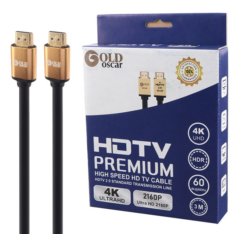 کابل HDMI 4K گلد اسکار طول 3 متر کیفیت عالی