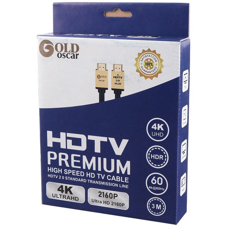 کابل HDMI 4K گلد اسکار طول 3 متر کیفیت عالی