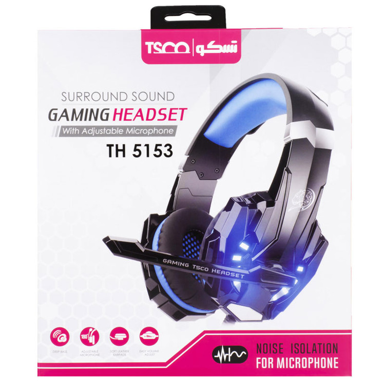 هدفون گیمینگ سیم دار TSCO TH 5153