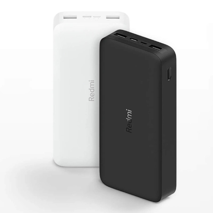 پاوربانک 18 وات شیائومی مدل Redmi ظرفیت 20000 میلی آمپر ساعت پک اصلی فست شارژ