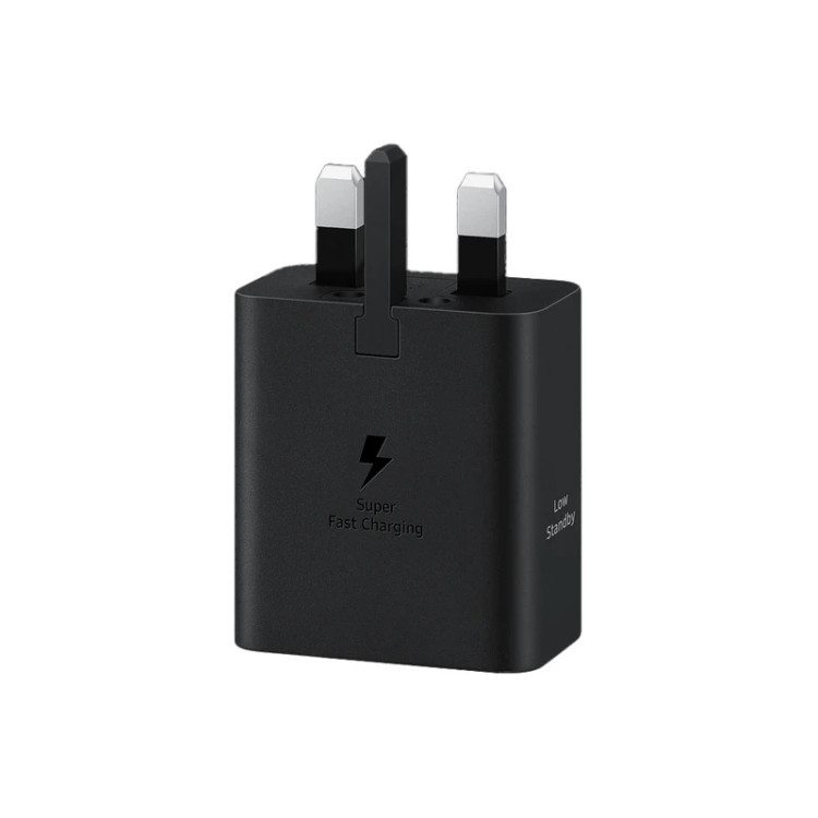 شارژر دیواری سامسونگ توان 45 وات با کابل USB Type-C اتصال سهپین تضمین کیفیت