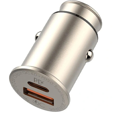 شارژر فندکی 30 وات الدینیو مدل C506Q به همراه کابل تبدیل USB-Cبا تضمین کیفیت و اصلی بودن
