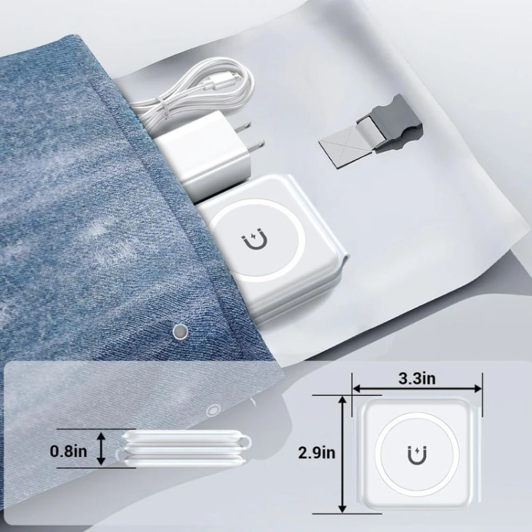 شارژر بی سیم مدل 3in1 magnetic wireless chargerهمراه با تست سلامت قبل از تحویل