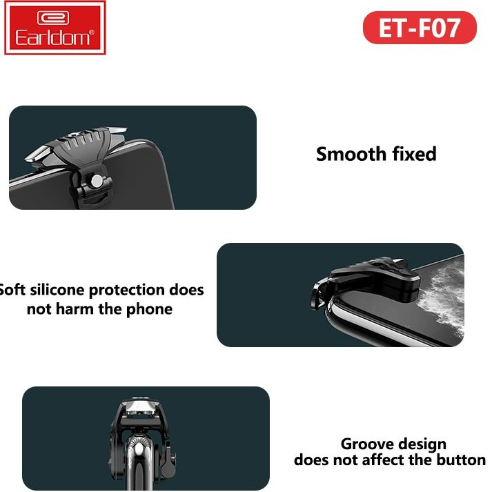 دسته بازی ارلدام مدل ET-F07 مخصوص موبایل تضمین تحویل سلامت
