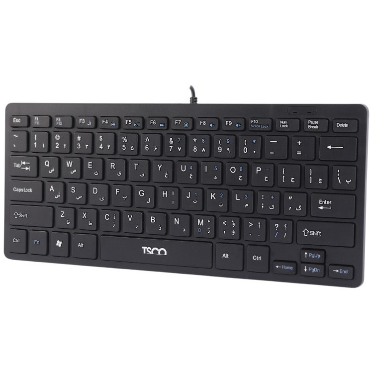 کیبورد تسکو TSCO TK 8044با سیم و طراحی ارگونومیک