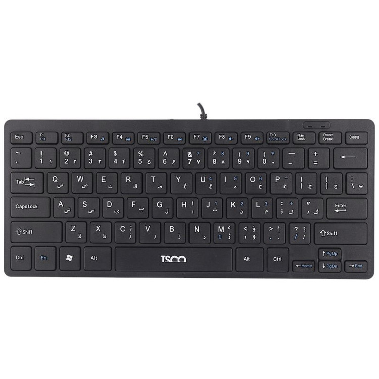 کیبورد تسکو TSCO TK 8044با سیم و طراحی ارگونومیک