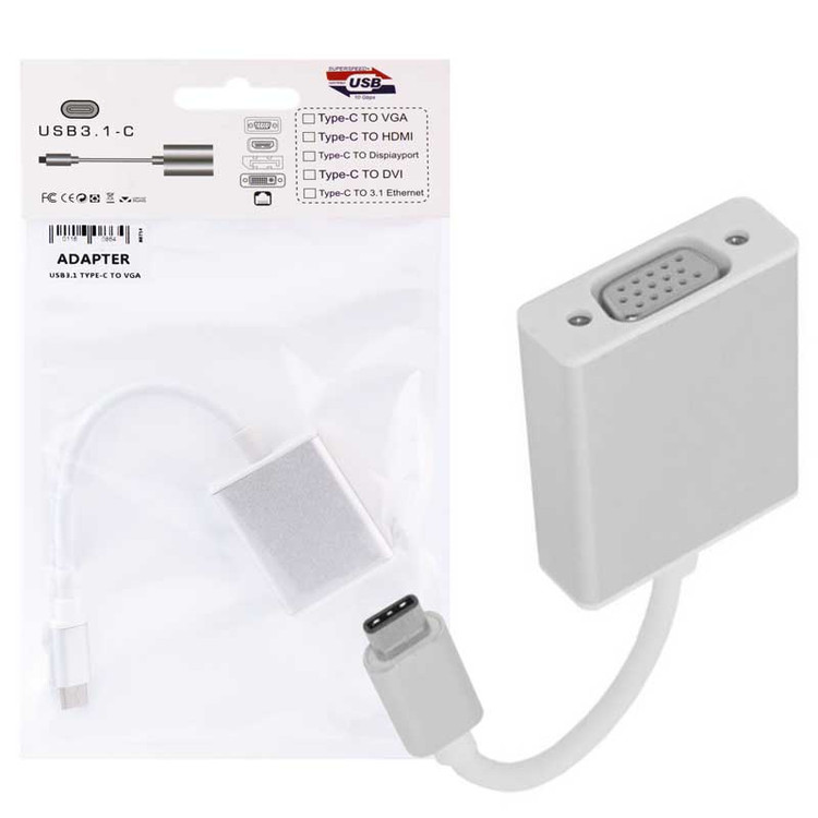 تبدیل Type-C به Adapter VGA