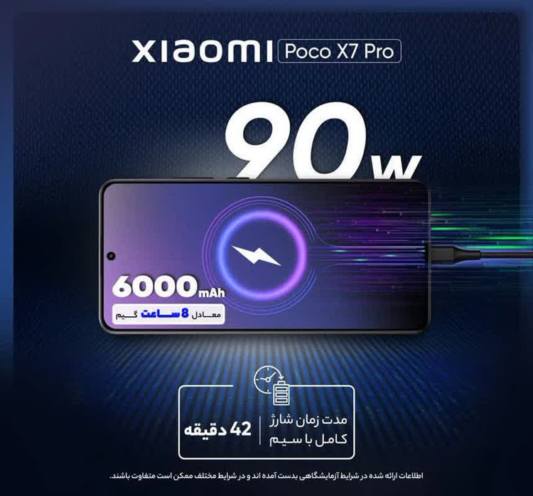 گوشی موبایل شیائومی مدل Poco X7 Pro دو سیم کارت