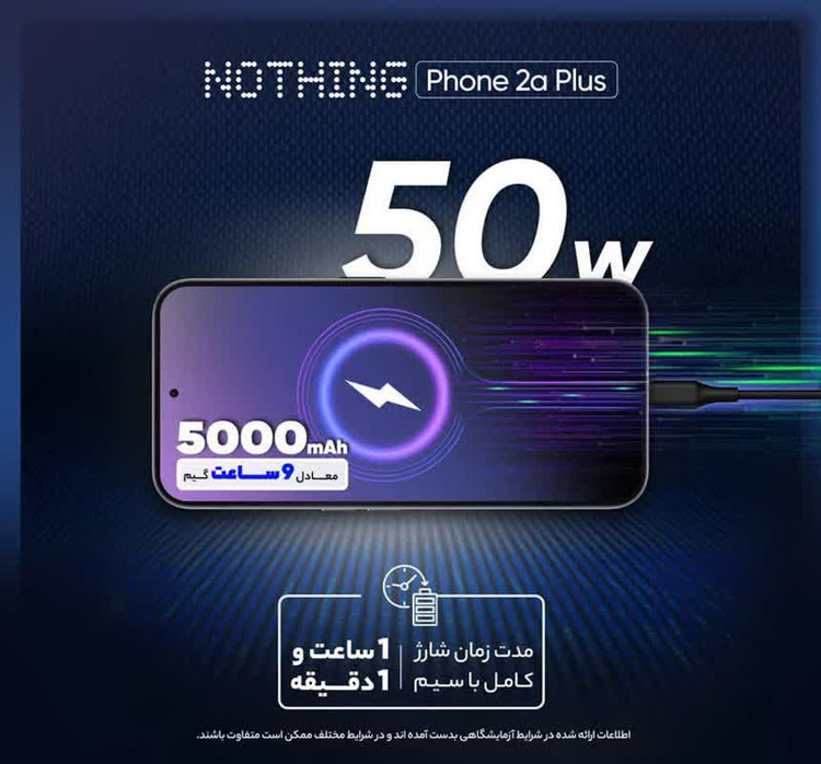 گوشی موبایل ناتینگ مدل Phone 2a Plus دو سیم کارت