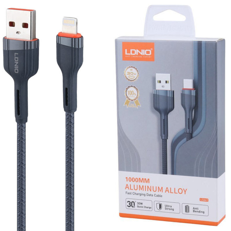 کابل لایتنینگ الدینو LDNIO LS641 LIGHTNING TO USB