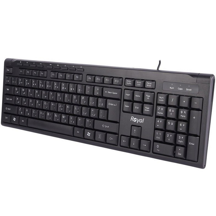 کیبورد باسیم رویال مدل RK-320اصالت کالا