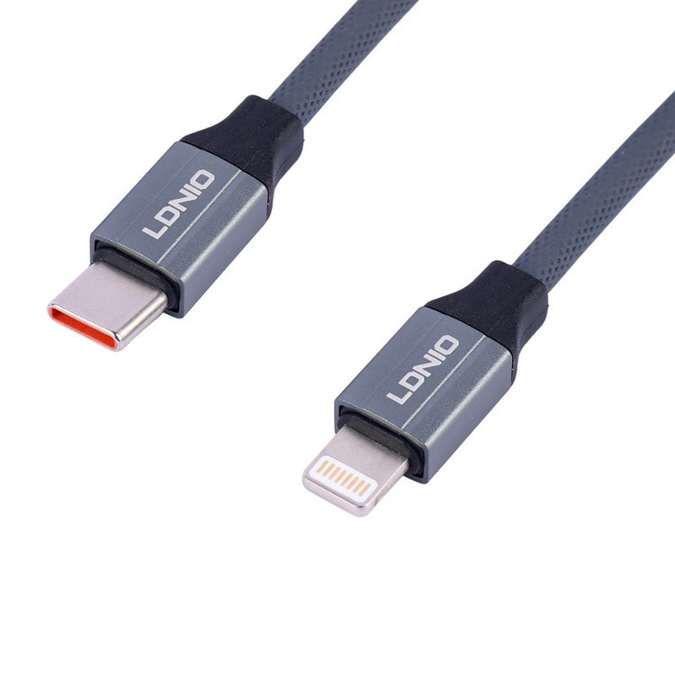 کابل تایپ سی به لایتنینگ فست شارژ 30 وات الدینیو LC441i
